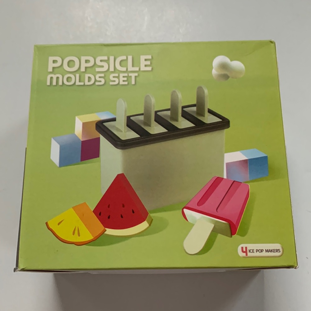 Popsicle Molds Set 4 ice pop makers